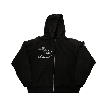 Dali Ain't Dead Zip Up Hoodie (Black)